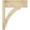 Ekena Millwork Thorton Block Rough Sawn Outlooker, Douglas Fir, 8"W x 22"D x 26"H OUT08X22X26THR05RDF - alternate 3